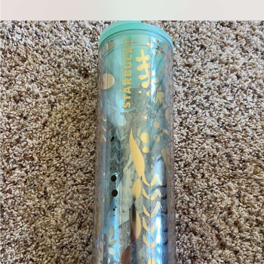 Starbucks Tumbler with Gold Accents - Picture 2 of 5